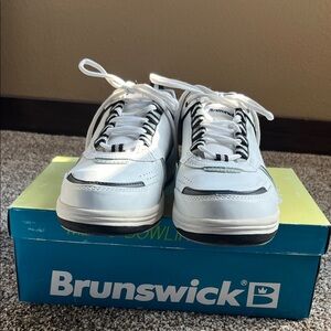 Men's White and Black Athletic Shoes